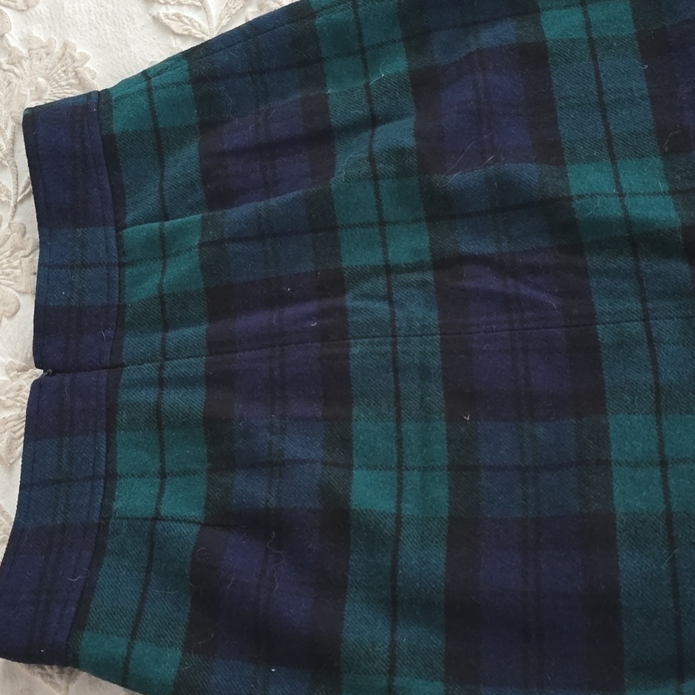J. Crew Blue and Green Pencil Mini Skirt Casual - Picture 7 of 7